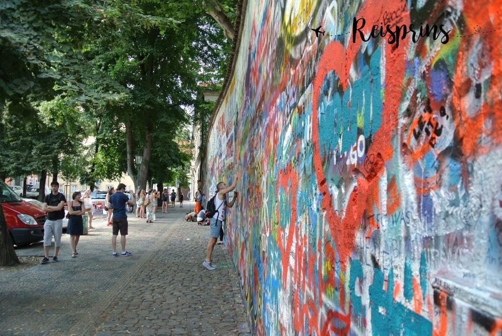 De zogenaamde Lennon Wall